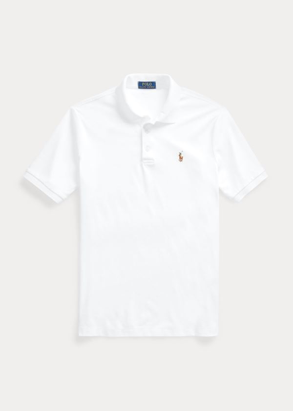 Men's Polo Ralph Lauren Soft Cotton All Fits Polo Shirts | 817306HQO